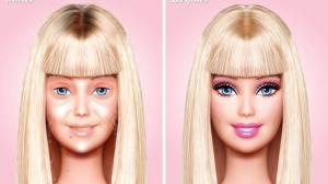 barbie no makeup